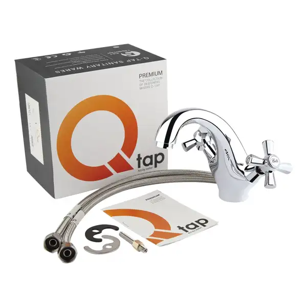 Смеситель для раковины Qtap Liberty CRM 161 (QTLIBCRM161) фото 6 Aquada.com.ua Смеситель для раковины Qtap Liberty CRM 161 (QTLIBCRM161) фото 6 Aquada.com.ua