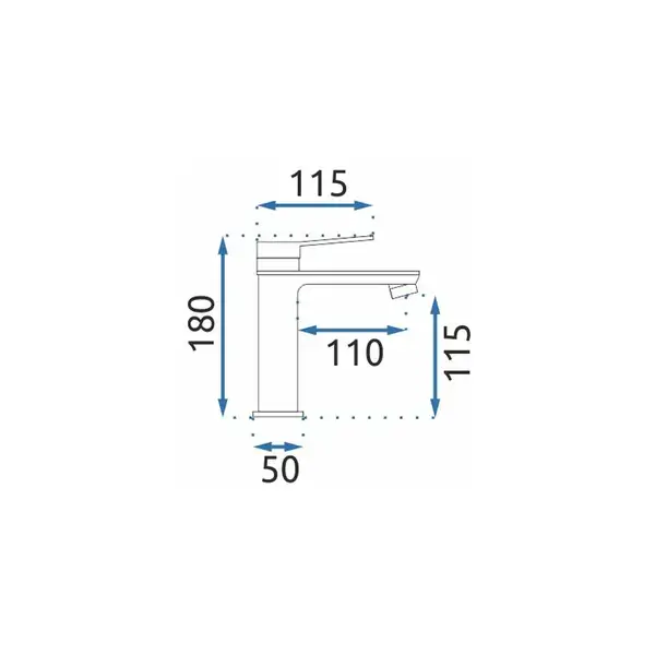 Змішувач для раковини (умивальника) REA VIRAL CHROME хром низький (REA-B2019) Змішувач для раковини (умивальника) REA VIRAL CHROME хром низький (REA-B2019)