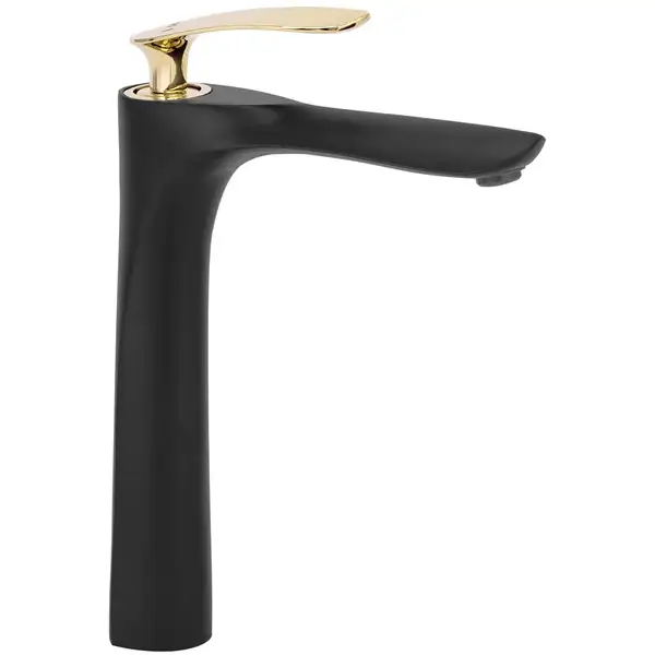 Смеситель для раковины (умывальника) REA ORBIT BLACK GOLD высокий (REA-B2055) Смеситель для раковины (умывальника) REA ORBIT BLACK GOLD высокий (REA-B2055)