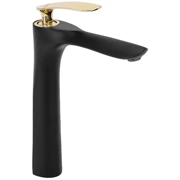Смеситель для раковины (умывальника) REA ORBIT BLACK GOLD высокий (REA-B2055) Смеситель для раковины (умывальника) REA ORBIT BLACK GOLD высокий (REA-B2055)