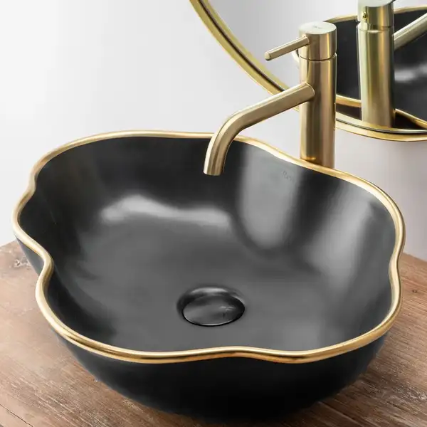 Смеситель для раковины (умывальника) REA LUNGO BRUSHED GOLD высокий (REA-B4526) Смеситель для раковины (умывальника) REA LUNGO BRUSHED GOLD высокий (REA-B4526)