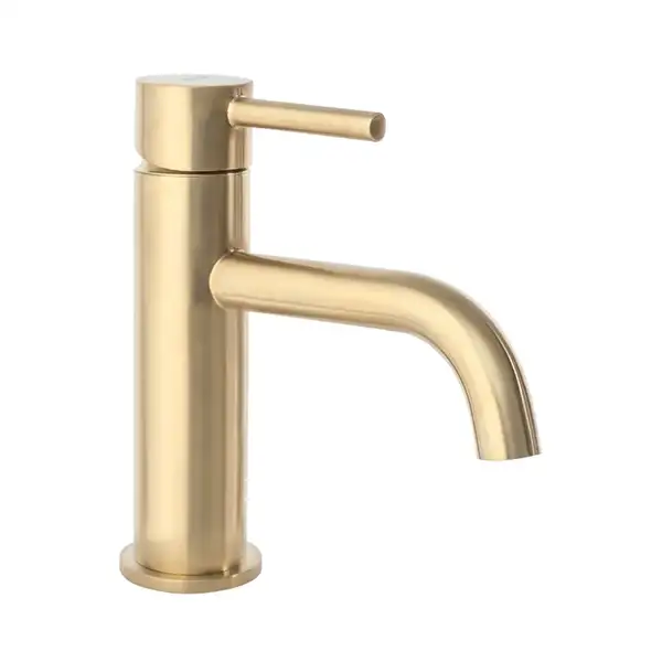 Смеситель для раковины (умывальника) REA LUNGO BRUSHED GOLD низкий (REA-B4527) Смеситель для раковины (умывальника) REA LUNGO BRUSHED GOLD низкий (REA-B4527)