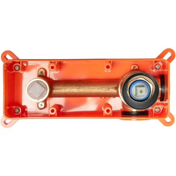 Смеситель для раковины (умывальника) REA OVAL GOLD + BOX скрытого монтажа (REA-B5125)