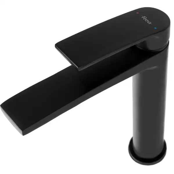 Rea Luppo Black Смеситель для раковины, черный (REA-B5668) Rea Luppo Black Смеситель для раковины, черный (REA-B5668)
