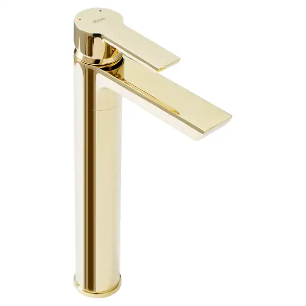 Смеситель для раковины (умывальника) REA ARGUS GOLD золотой высокий (REA-B6213) Смеситель для раковины (умывальника) REA ARGUS GOLD золотой высокий (REA-B6213)