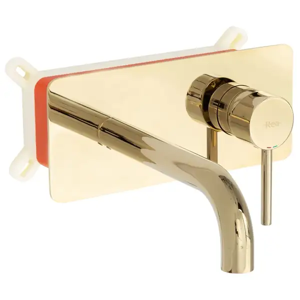 Rea VIVA GOLD Смеситель для раковины, золото (REA-B6251)