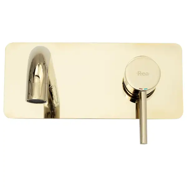 Rea VIVA GOLD Смеситель для раковины, золото (REA-B6251)