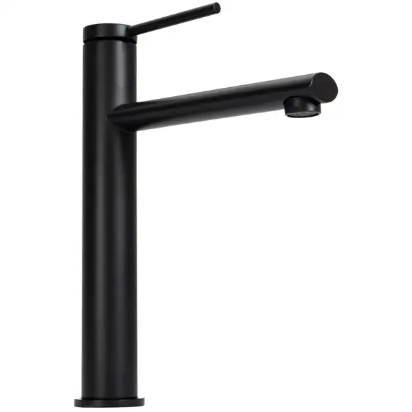 Смеситель для раковины (умывальника) REA OVAL BLACK черный высокий (REA-B6511) Смеситель для раковины (умывальника) REA OVAL BLACK черный высокий (REA-B6511)