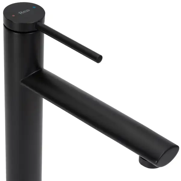 Смеситель для раковины (умывальника) REA OVAL BLACK черный высокий (REA-B6511) Смеситель для раковины (умывальника) REA OVAL BLACK черный высокий (REA-B6511)