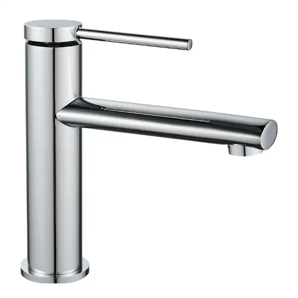 Смеситель для раковины (умывальника) REA OVAL CHROME хром низкий (REA-B6514)