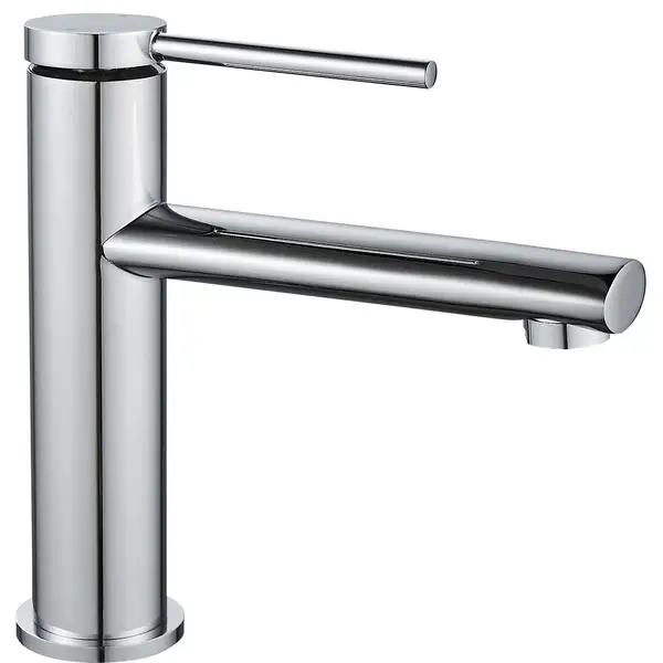 Смеситель для раковины (умывальника) REA OVAL CHROME хром низкий (REA-B6514)