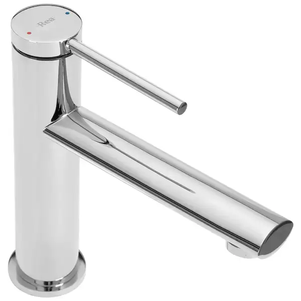 Смеситель для раковины (умывальника) REA OVAL CHROME хром низкий (REA-B6514)