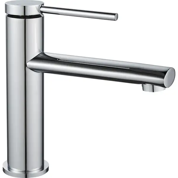Смеситель для раковины (умывальника) REA OVAL CHROME хром низкий (REA-B6514)