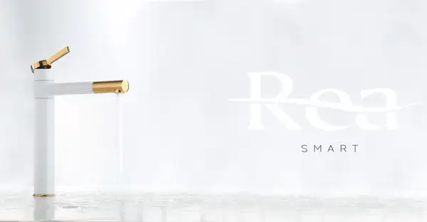 Змішувач для раковини (умивальника) REA SMART WHITE GOLD білий/золотий високий (REA-B8400) Змішувач для раковини (умивальника) REA SMART WHITE GOLD білий/золотий високий (REA-B8400)