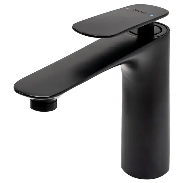 Смеситель для раковины (умывальника) REA ASTRO BLACK черный низкий (REA-B8440)