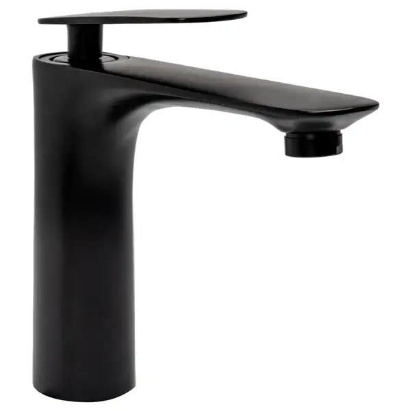 Смеситель для раковины (умывальника) REA ASTRO BLACK черный низкий (REA-B8440)