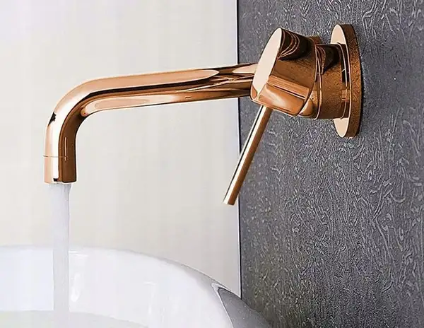 Смеситель для раковины (умывальника) REA LUNGO ROSE GOLD розовое золото настенный скрытого монтажа (REA-B8548) Смеситель для раковины (умывальника) REA LUNGO ROSE GOLD розовое золото настенный скрытого монтажа (REA-B8548)