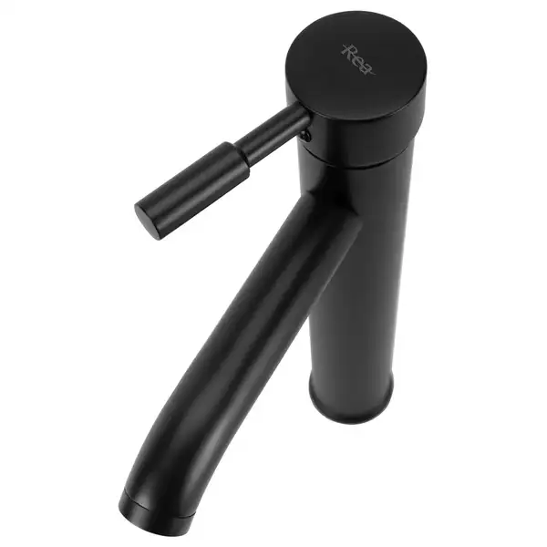 Rea Graff Black Смеситель для раковины, черный (REA-B8665) Rea Graff Black Смеситель для раковины, черный (REA-B8665)