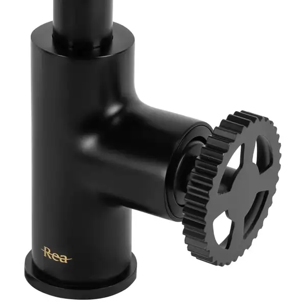 Смеситель для кухни REA VERTIGO SIDE BLACK черный высокий (REA-B8767)