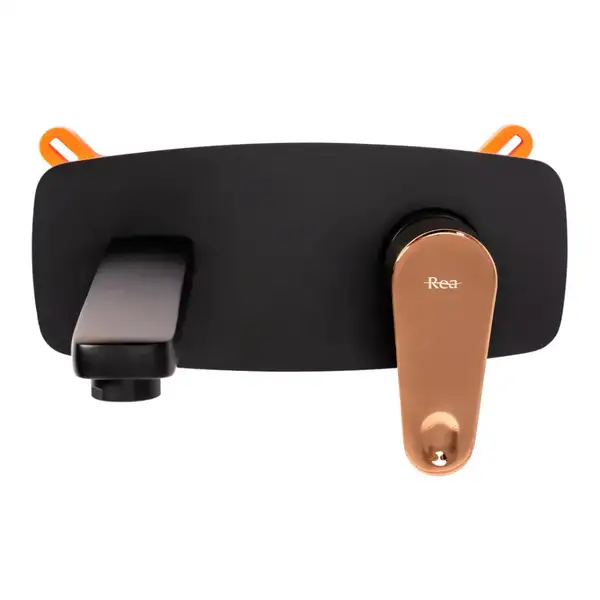 Смеситель для раковины (умывальника) REA MILD BLACK ROSE GOLD + BOX скрытого монтажа (REA-B9142) Смеситель для раковины (умывальника) REA MILD BLACK ROSE GOLD + BOX скрытого монтажа (REA-B9142)