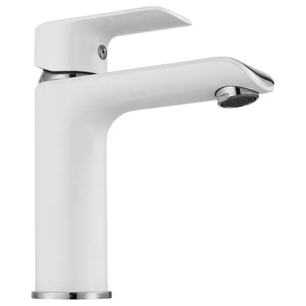 Смеситель для раковины (умывальника) REA BLOOM WHITE CHROM низкий (REA-B9915) Смеситель для раковины (умывальника) REA BLOOM WHITE CHROM низкий (REA-B9915)