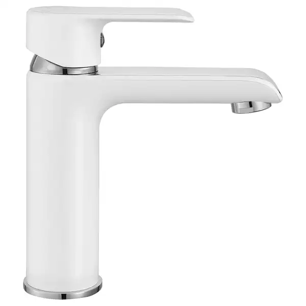 Смеситель для раковины (умывальника) REA BLOOM WHITE CHROM низкий (REA-B9915) Смеситель для раковины (умывальника) REA BLOOM WHITE CHROM низкий (REA-B9915)