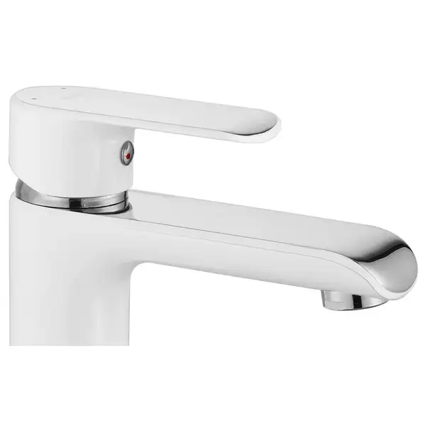 Смеситель для раковины (умывальника) REA BLOOM WHITE CHROM низкий (REA-B9915) Смеситель для раковины (умывальника) REA BLOOM WHITE CHROM низкий (REA-B9915)