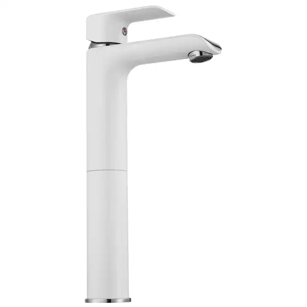 Смеситель для раковины (умывальника) REA BLOOM WHITE CHROM высокий (REA-B9917) Смеситель для раковины (умывальника) REA BLOOM WHITE CHROM высокий (REA-B9917)