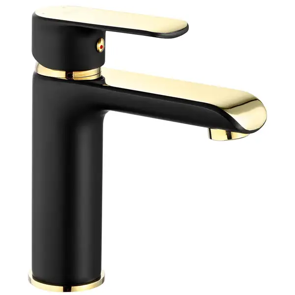 Смеситель для раковины (умывальника) REA BLOOM BLACK GOLD низкий (REA-B9933) Смеситель для раковины (умывальника) REA BLOOM BLACK GOLD низкий (REA-B9933)
