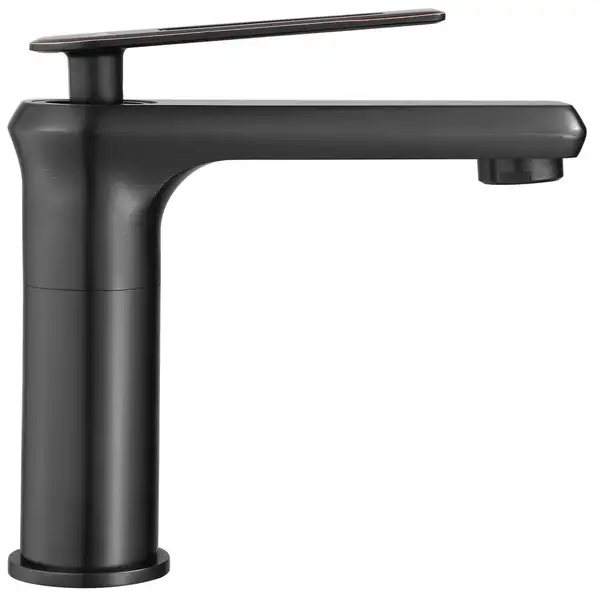 Змішувач для раковини (умивальника) REA BLADE OLD BLACK чорний низький (REA-B9973)