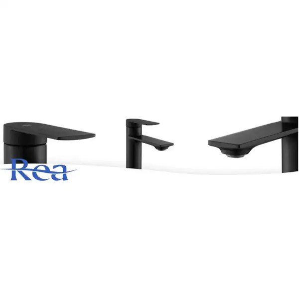 Rea Storm Смеситель для раковины, черный (REA-B9988) Rea Storm Смеситель для раковины, черный (REA-B9988)