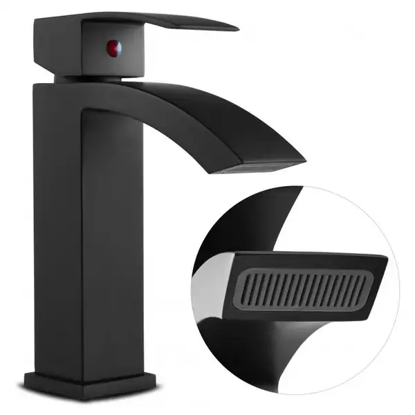 Змішувач для раковини (умивальника) Yoka SPEKTA 24 BLACK чорний низький (BU.SPEKTA 24 BLK) Змішувач для раковини (умивальника) Yoka SPEKTA 24 BLACK чорний низький (BU.SPEKTA 24 BLK)