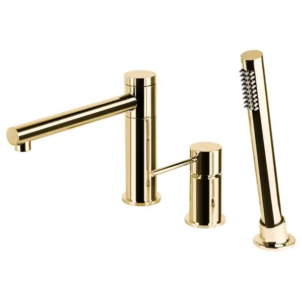 Смеситель для ванны CORSAN LUGO GOLD на борт ванны (CMB7542GL) Смеситель для ванны CORSAN LUGO GOLD на борт ванны (CMB7542GL)