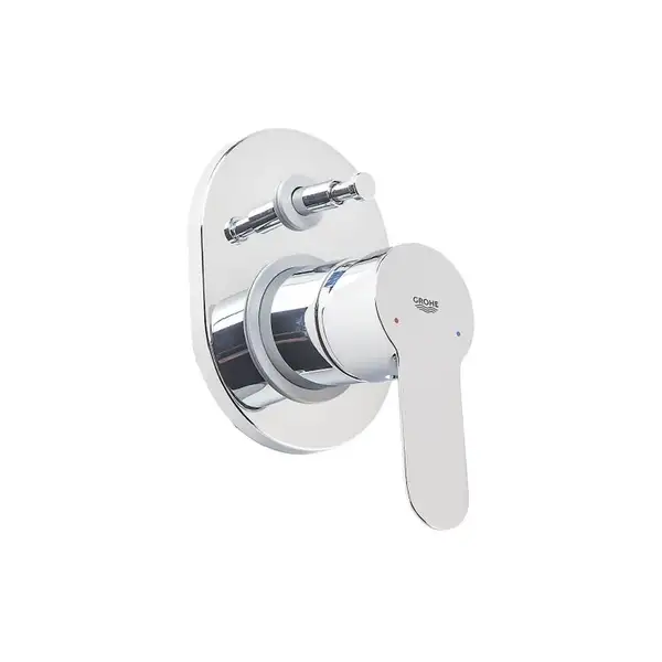 Смеситель для ванны/душа Grohe Bau Edge (цвет - хром) (29039000) фото 2 Aquada.com.ua Смеситель для ванны/душа Grohe Bau Edge (цвет - хром) (29039000) фото 2 Aquada.com.ua