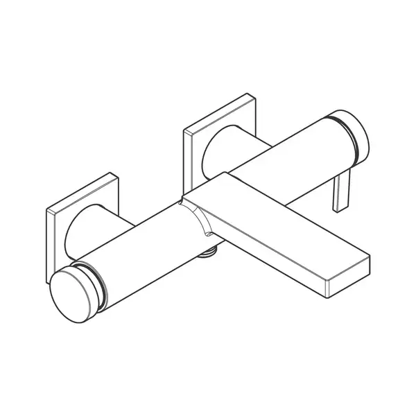 Hansgrohe Tecturis E Змішувач для ванни, хром (73420000) Hansgrohe Tecturis E Змішувач для ванни, хром (73420000)