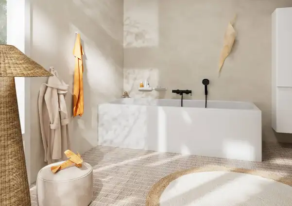 Hansgrohe Tecturis S Змішувач для ванни, чорний матовий (73422670) Hansgrohe Tecturis S Змішувач для ванни, чорний матовий (73422670)