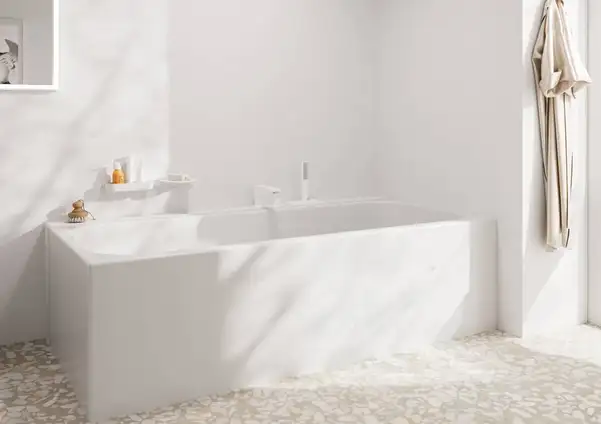 Hansgrohe Tecturis E Смеситель на борт ванны, белый матовый (73443700)