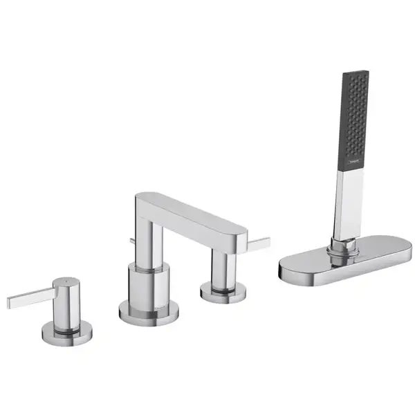 Змішувач на борт ванни Hansgrohe Finoris з sBox на 4 отвори, хром (76444000) Змішувач на борт ванни Hansgrohe Finoris з sBox на 4 отвори, хром (76444000)