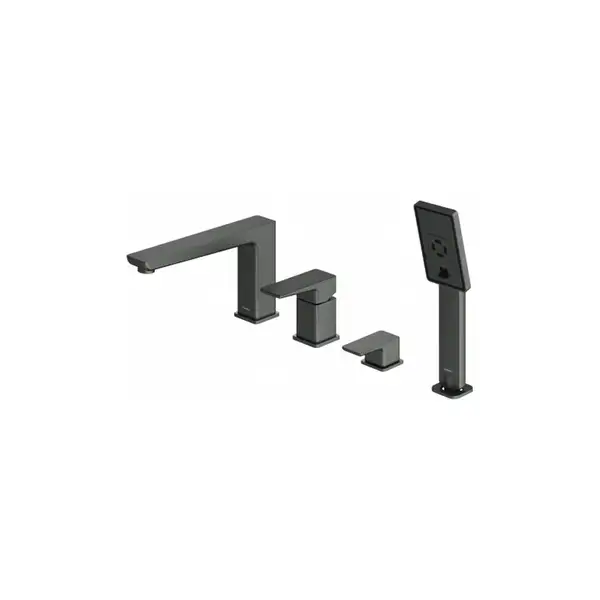 змішувач для ванни Omnires Parma grafit (PM7432GR) змішувач для ванни Omnires Parma grafit (PM7432GR)