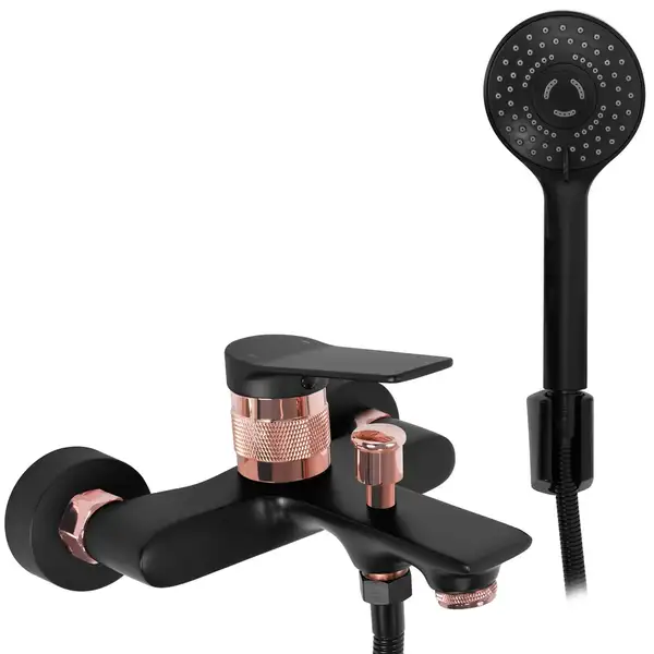 Змішувач для ванни REA VIRAL BLACK ROSE GOLD (REA-B2027) Змішувач для ванни REA VIRAL BLACK ROSE GOLD (REA-B2027)