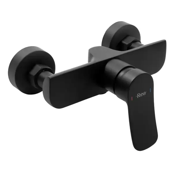 Смеситель для ванны и душа REA DART BLACK черный настенный (REA-B3302)