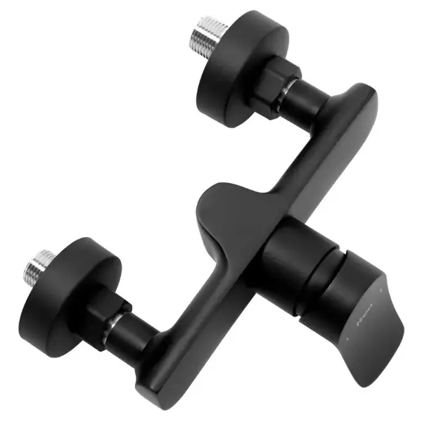 Смеситель для ванны и душа REA DART BLACK черный настенный (REA-B3302)