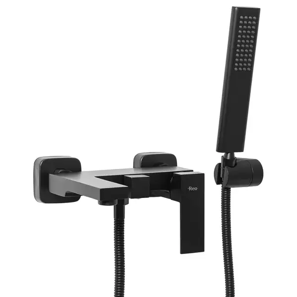 Rea Fenix Смеситель для ванны и душа, черный (REA-B3310) Rea Fenix Смеситель для ванны и душа, черный (REA-B3310)