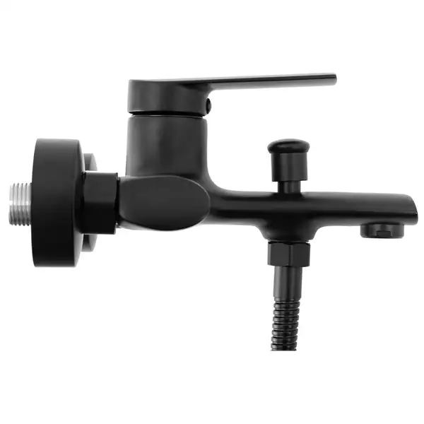 Rea Buzz Black Смеситель для ванны, черный (REA-B3421)