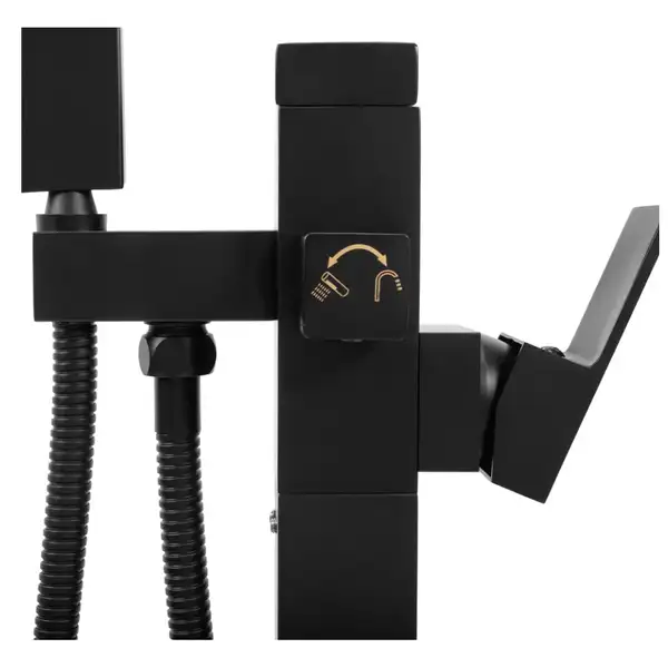 Rea TERY BLACK Змішувач для ванни, чорний (REA-B5304)