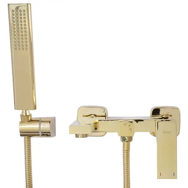 Rea Fenix Gold Змішувач для ванни та душу, золотий (REA-B5666)