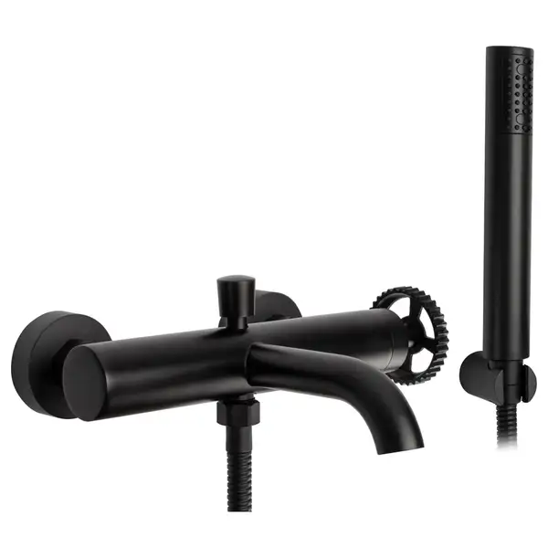 Смеситель для ванны и душа REA VERTIGO BLACK MAT черный настенный (REA-B9669) Смеситель для ванны и душа REA VERTIGO BLACK MAT черный настенный (REA-B9669)