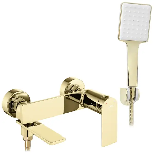 Rea Storm Gold Змішувач для ванни, золотий (REA-B9985) Rea Storm Gold Змішувач для ванни, золотий (REA-B9985)