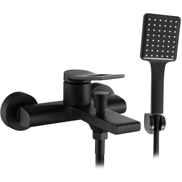 Смеситель для ванны REA SOUL BLACK черный настенный (REA-B9997) Смеситель для ванны REA SOUL BLACK черный настенный (REA-B9997)