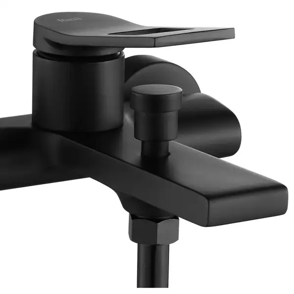 Смеситель для ванны REA SOUL BLACK черный настенный (REA-B9997) Смеситель для ванны REA SOUL BLACK черный настенный (REA-B9997)